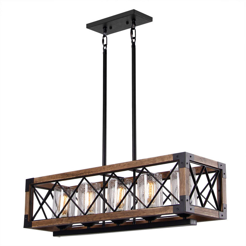 17 Stories 5 Light Brown Kitchen Island Pendant & Reviews Wayfair